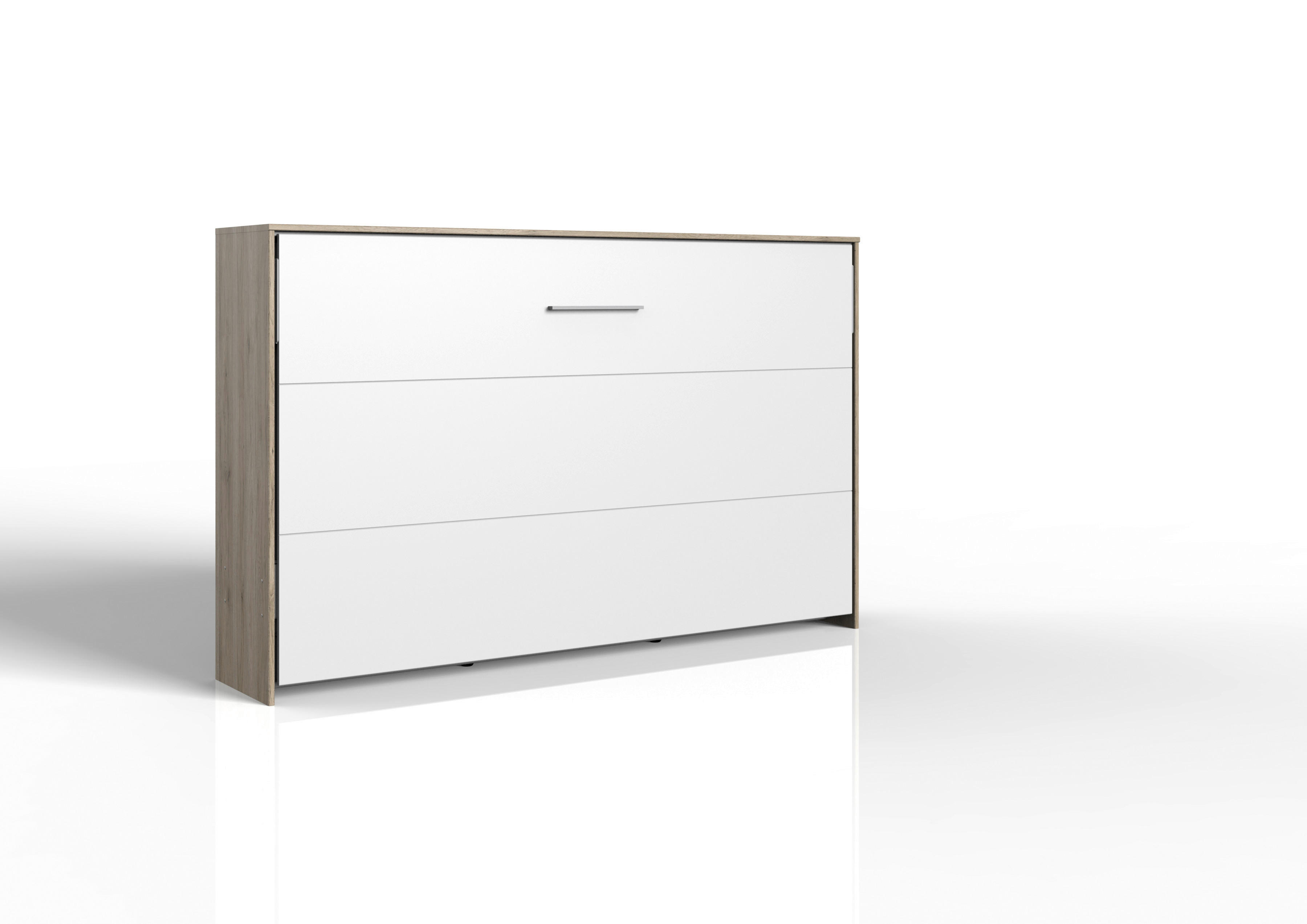 Klappbett Juist Eiche Nachbildung Liegefläche B/L: ca. 120x200 cm Juist - Eiche/weiß (212,00/134,00/43,00cm)