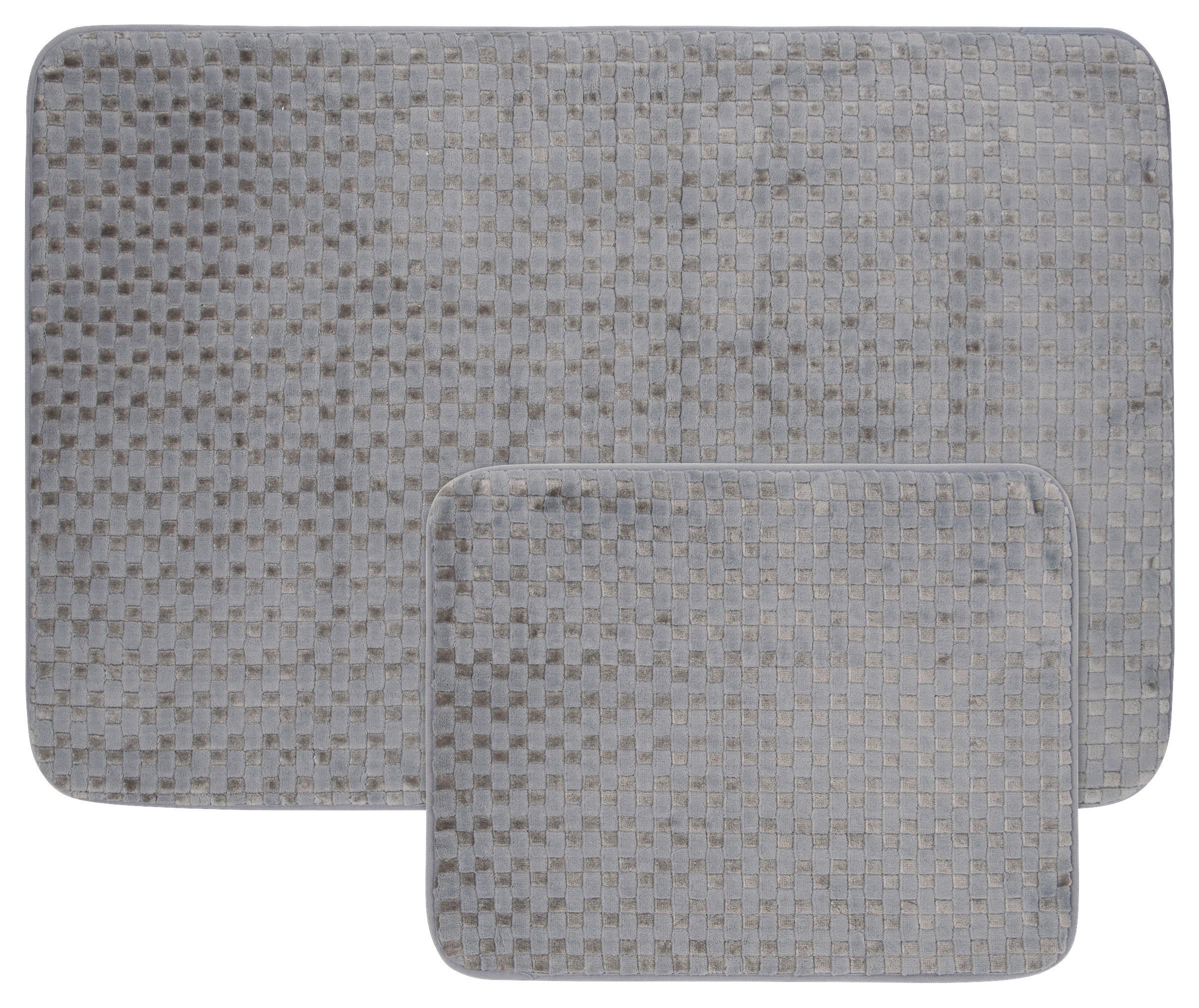 Badgarnitur Badgarnitur_Dante_2tlg. Silb/anthr. - silber (60,00/90,00cm)