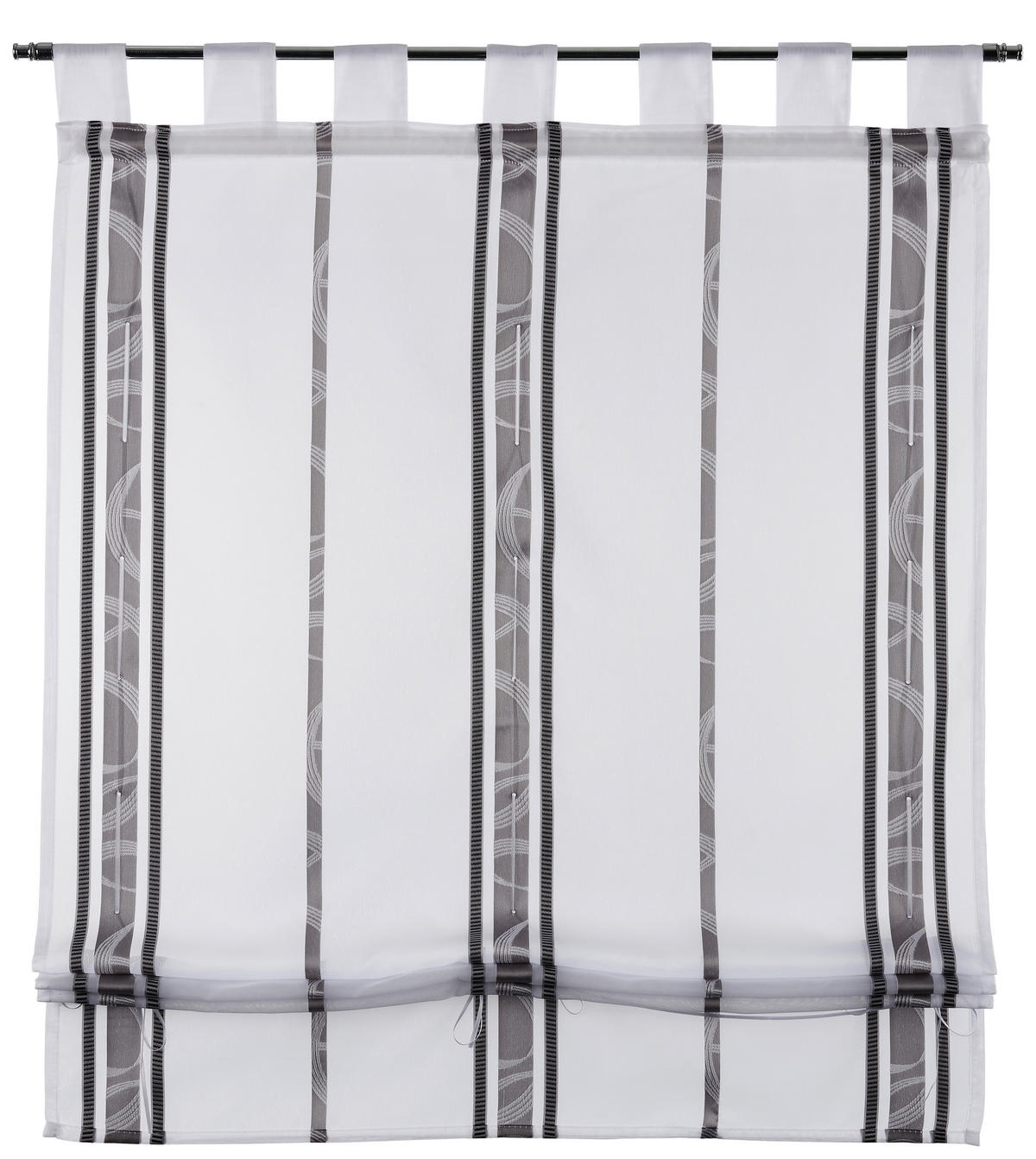 Bändchenrollo Klara grau B/L: ca. 80x140 cm Klara - grau (80,00/140,00cm) - POCOline
