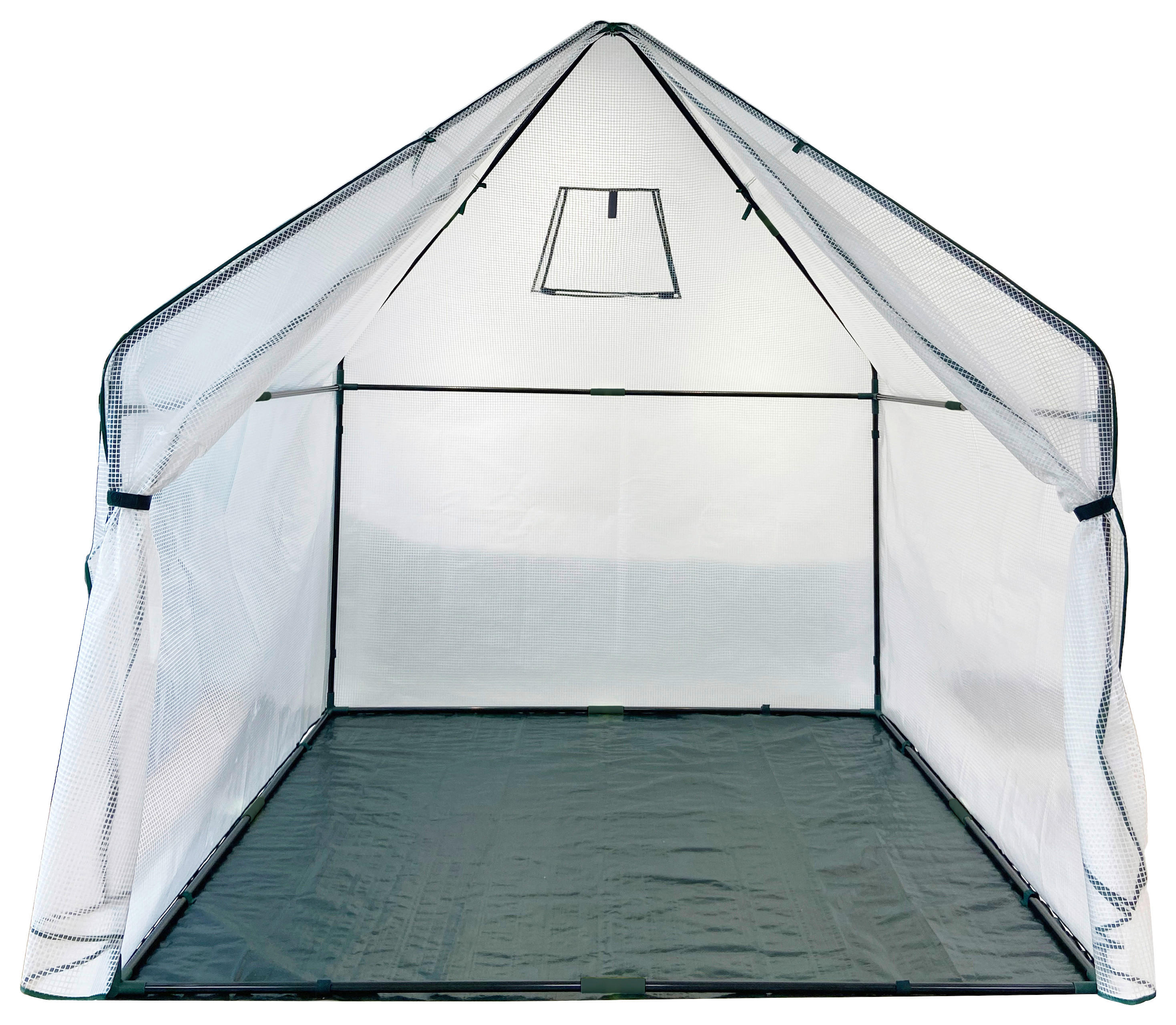 Westmann Gewächshaus Peperoni B/H/L: ca. 180x200x180 cm Peperoni - weiß (180,00/180,00/200,00cm) - Westmann