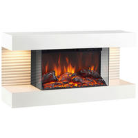 KAMINIO Elektrischer-Kamin LIZ weiß Metall B/H/T: ca. 82x41,8x21,7 cm ca. 2000 W LIZ - weiß (82,00/41,80/21,70cm) - KAMINIO