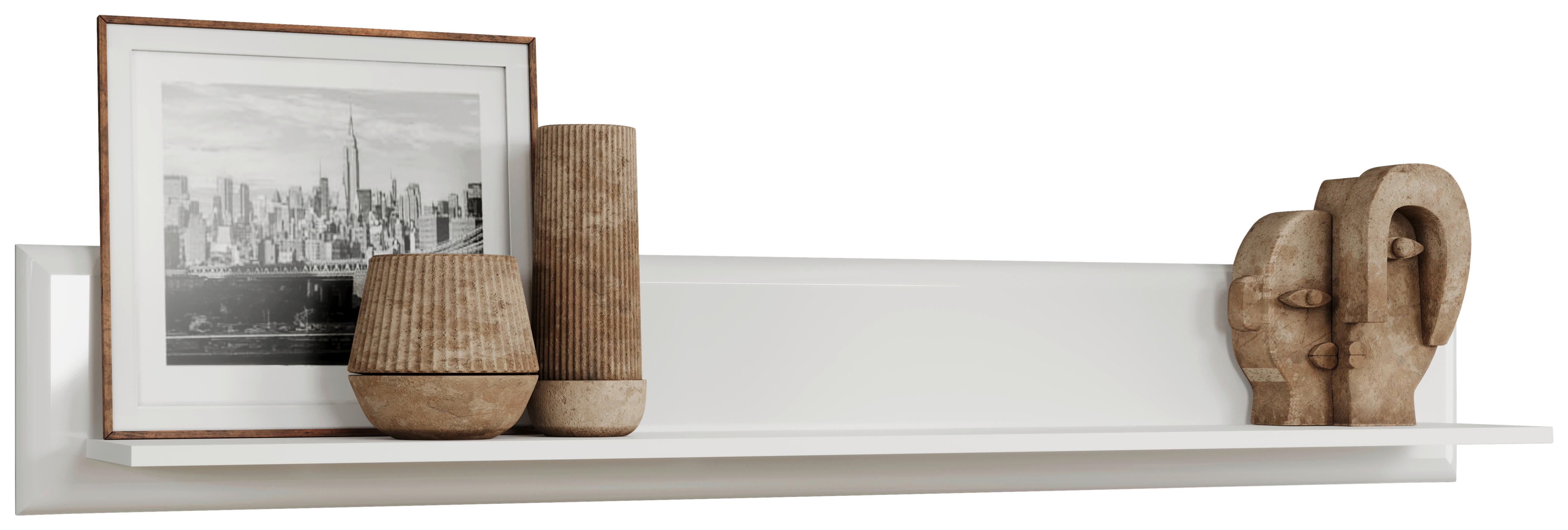 Wandboard Marlon weiß B/H/T: ca. 150x23x23 cm Marlon - weiß (150,00/23,00/23,00cm)