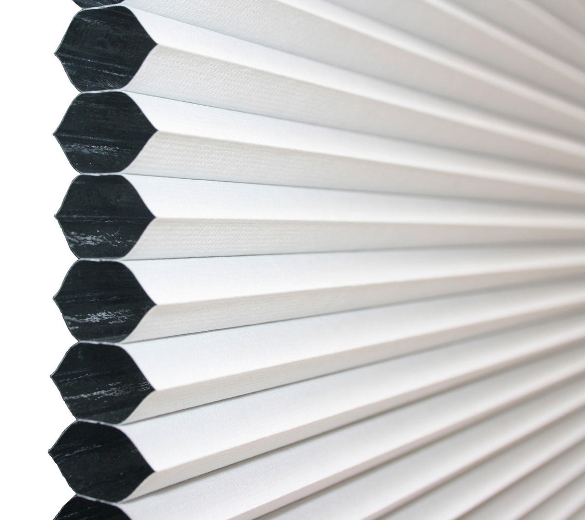 Boviva Waben-Plissee Verdunklungsqualität weiß B/L: ca. 65x130 cm Plissee-Wabe_VD - weiß (65,00/130,00cm) - Boviva