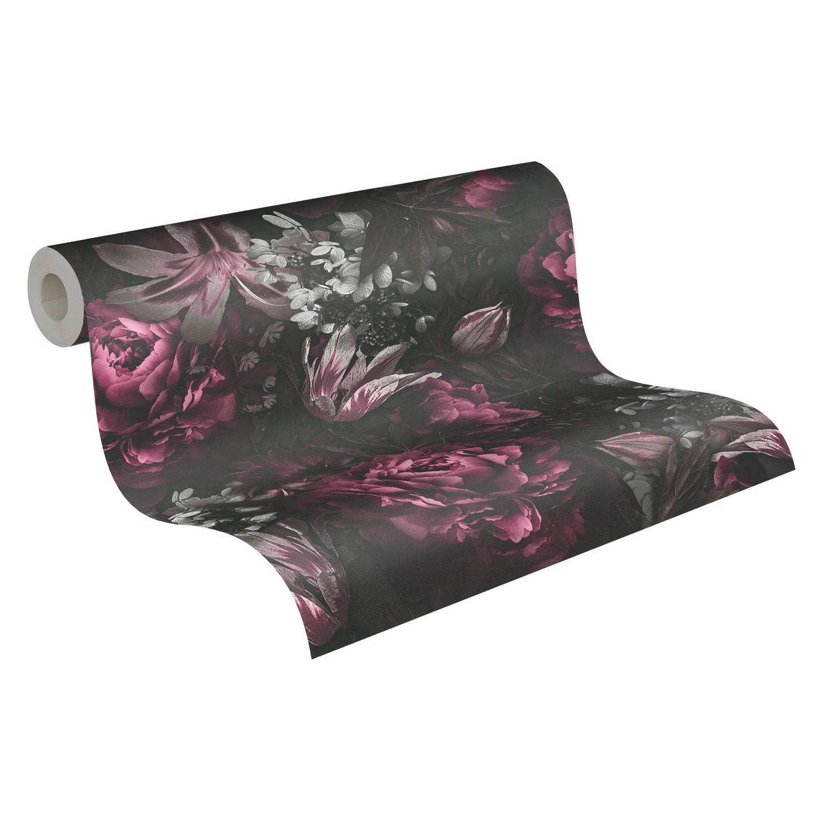 A.S.Creation Vliestapete Floral Floral lila B/H: ca. 0,53x10,05 cm Floral - lila (0,53/10,05cm) - A.S.Creation