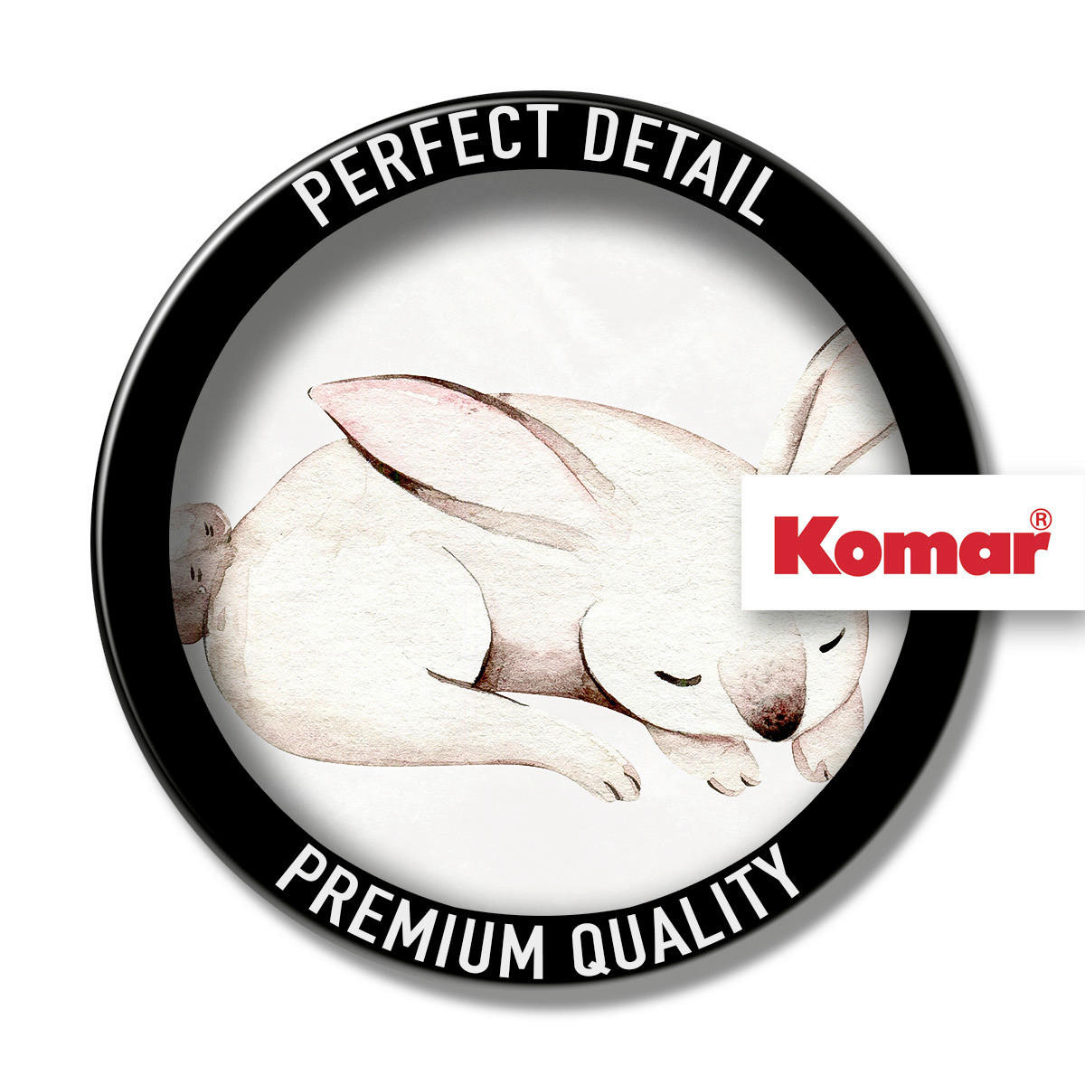 Komar Poster Sleepy Bunny Waldtiere B/L: ca. 30x40 cm Sleepy Bunny - (30,00/40,00cm) - Komar