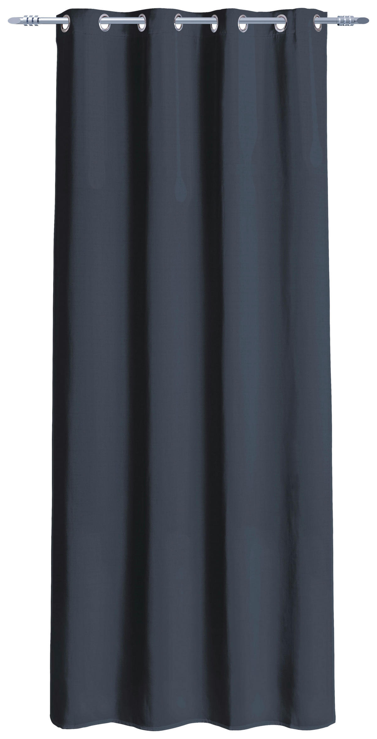 Verdunklungsvorhang New Darkness dunkelblau B/L: ca. 135x245 cm New Darkness - dunkelblau (135,00/245,00cm)