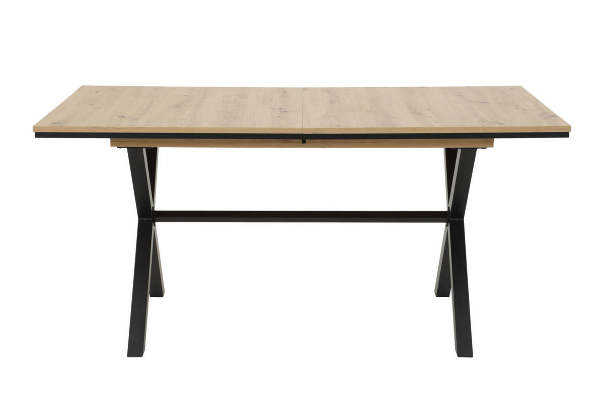 Essgruppe Karina Eiche anthrazit Microfaser B/H/T: ca. 200x76x90 cm Karina - Eiche/anthrazit (200,00/76,00/90,00cm) - Hela