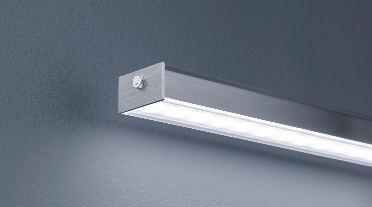 Fischer & Honsel LED-Pendelleuchte 60059 nickel matt Metall Acryl B/H/T: ca. 115x150x7 cm 2.0 Brennstellen Vitan TW - nickel matt (115,00/150,00/7,00cm) - Fischer & Honsel