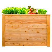 Westmann Hochbeet Lärche 100 natur Lärche B/H/L: ca. 65x66x100 cm Lärche 100 - natur (100,00/65,00/66,00cm) - Westmann