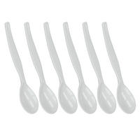 Metaltex Eilöffel weiß Kunststoff B/H/L: ca. 2,8x15,8x6,8 cm Eierlöffel_6erSet - weiß (6,80/2,80/15,80cm) - Metaltex