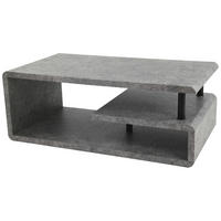 Couchtisch Pico Stone Optik B/H/T: ca. 110x42x60 cm Pico - schwarz (110,00/42,00/60,00cm)