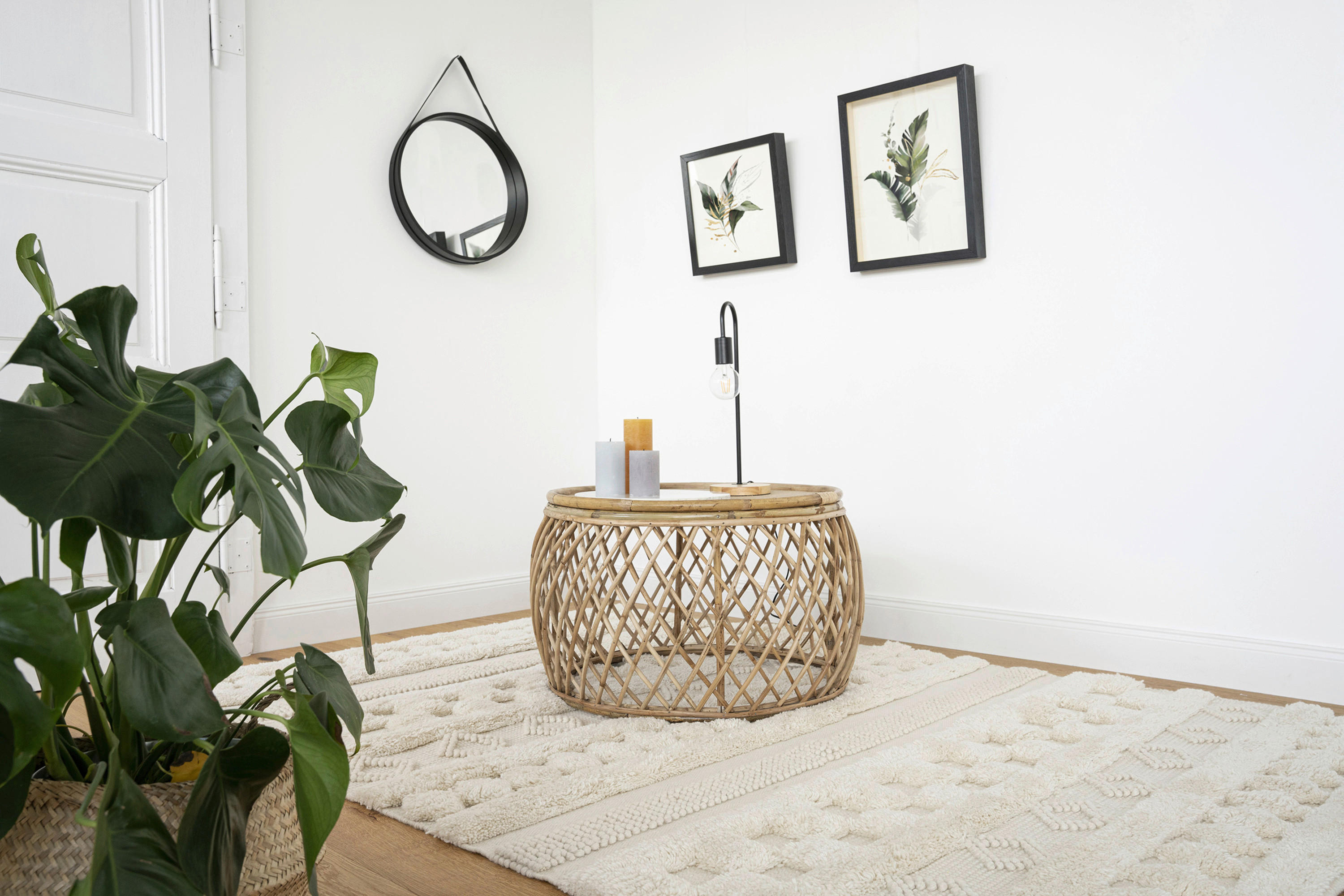 360Living Teppich Bohist natur B/L: ca. 120x180 cm Bohist - natur (120,00/180,00cm) - 360Living