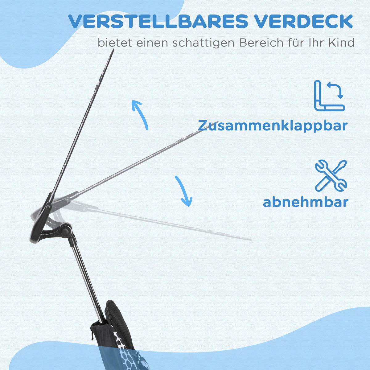 HOMCOM Kinder-Dreirad weiß B/H/L: ca. 47x98x105 cm Kinder-Dreirad - weiß (105,00/47,00/98,00cm) - HOMCOM