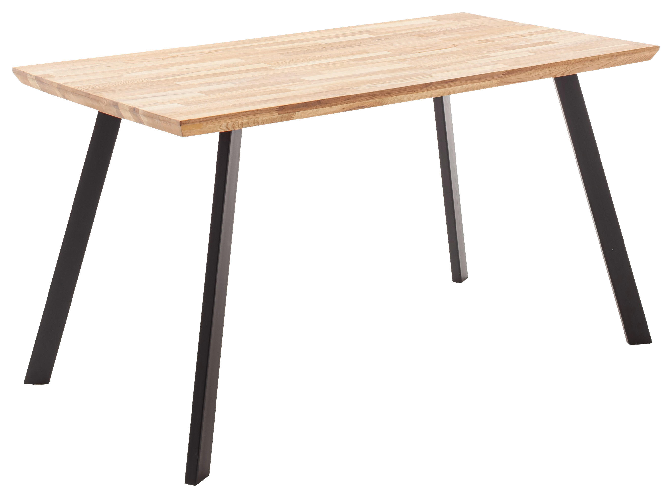 Esstisch Zeballos natur schwarz B/T: ca. 140x75 cm Zeballos - natur/schwarz (140,00/75,00cm)