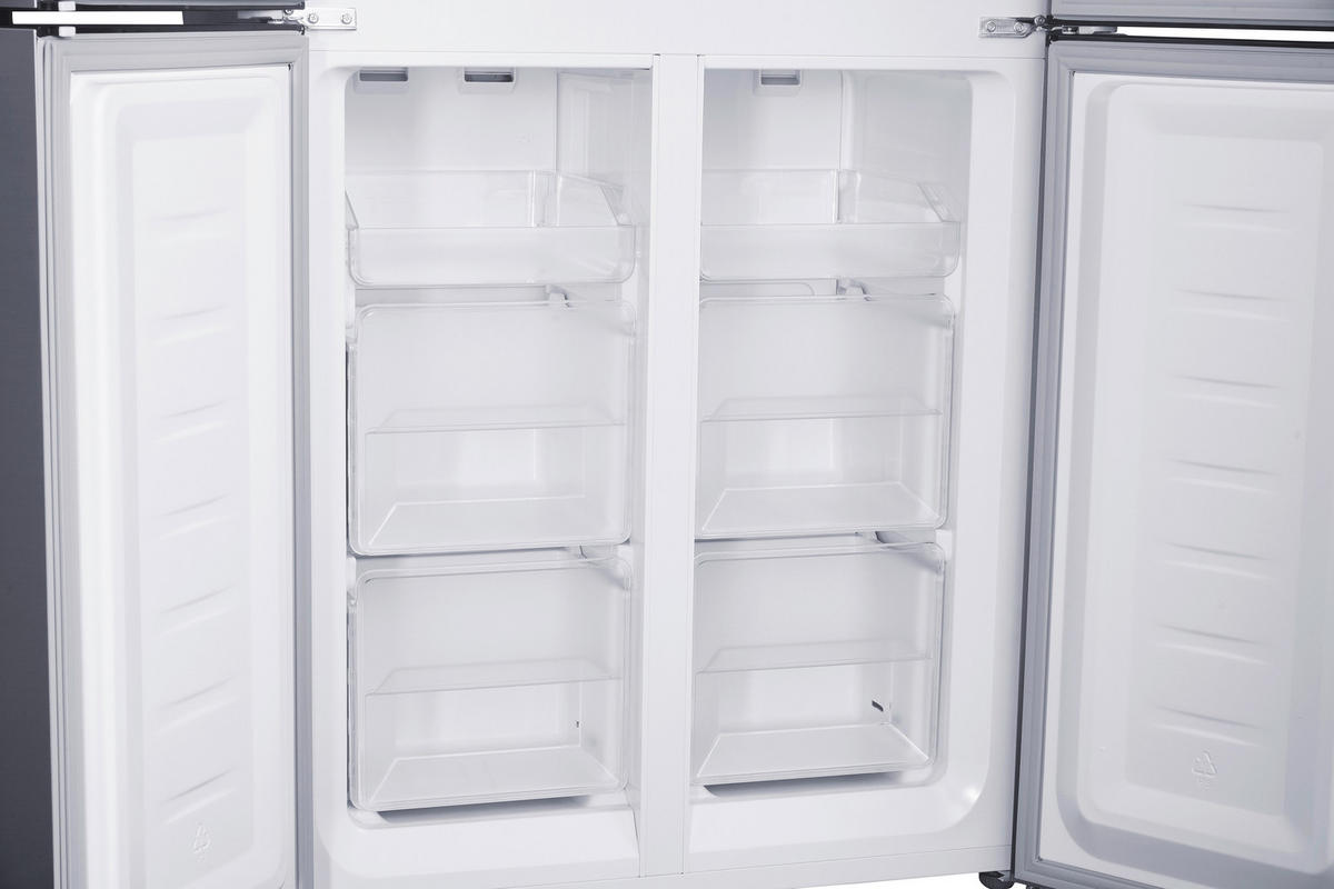 Wolkenstein Cross-Door Kühl/Gefrierkombination WCD362NFDEIX Inox B/H/T: ca. 79x180x62 cm Multi-Door WCD362NFDEIX - Inox (79,00/180,00/62,00cm) - Wolkenstein