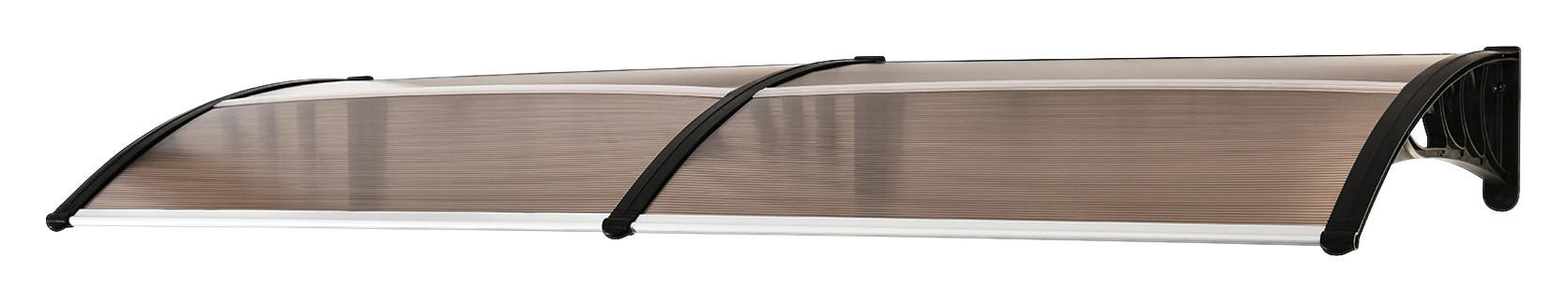 Outsunny Vordach braun B/H/L: ca. 195x75x23 cm Vordach - braun (23,00/195,00/75,00cm) - Outsunny