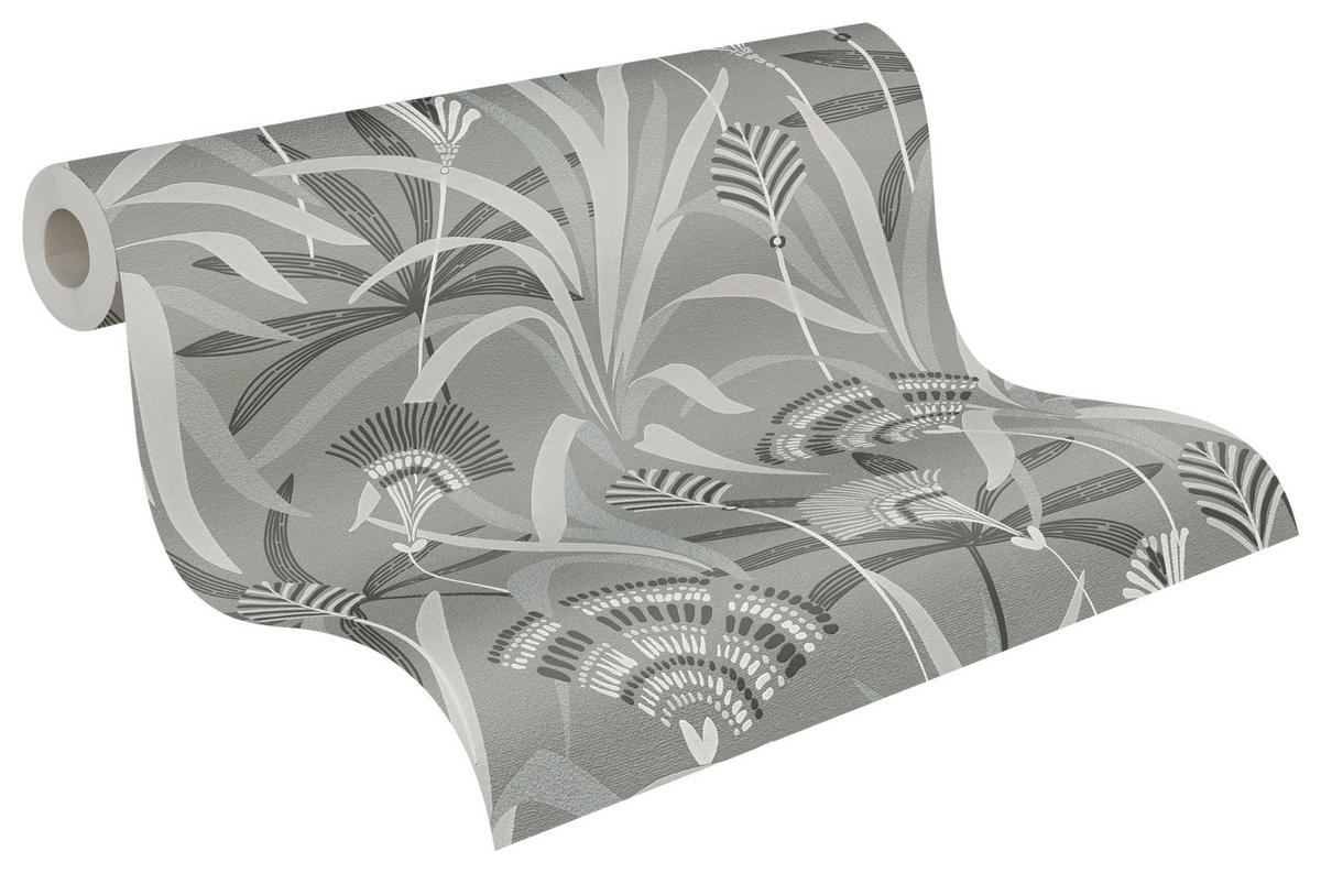 A.S.Création Vliestapete grün blau grau B/H/D: ca. 53x1005x9,2 cm Vliestapete - blau/grün (9,20/1005,00cm) - A.S.Creation