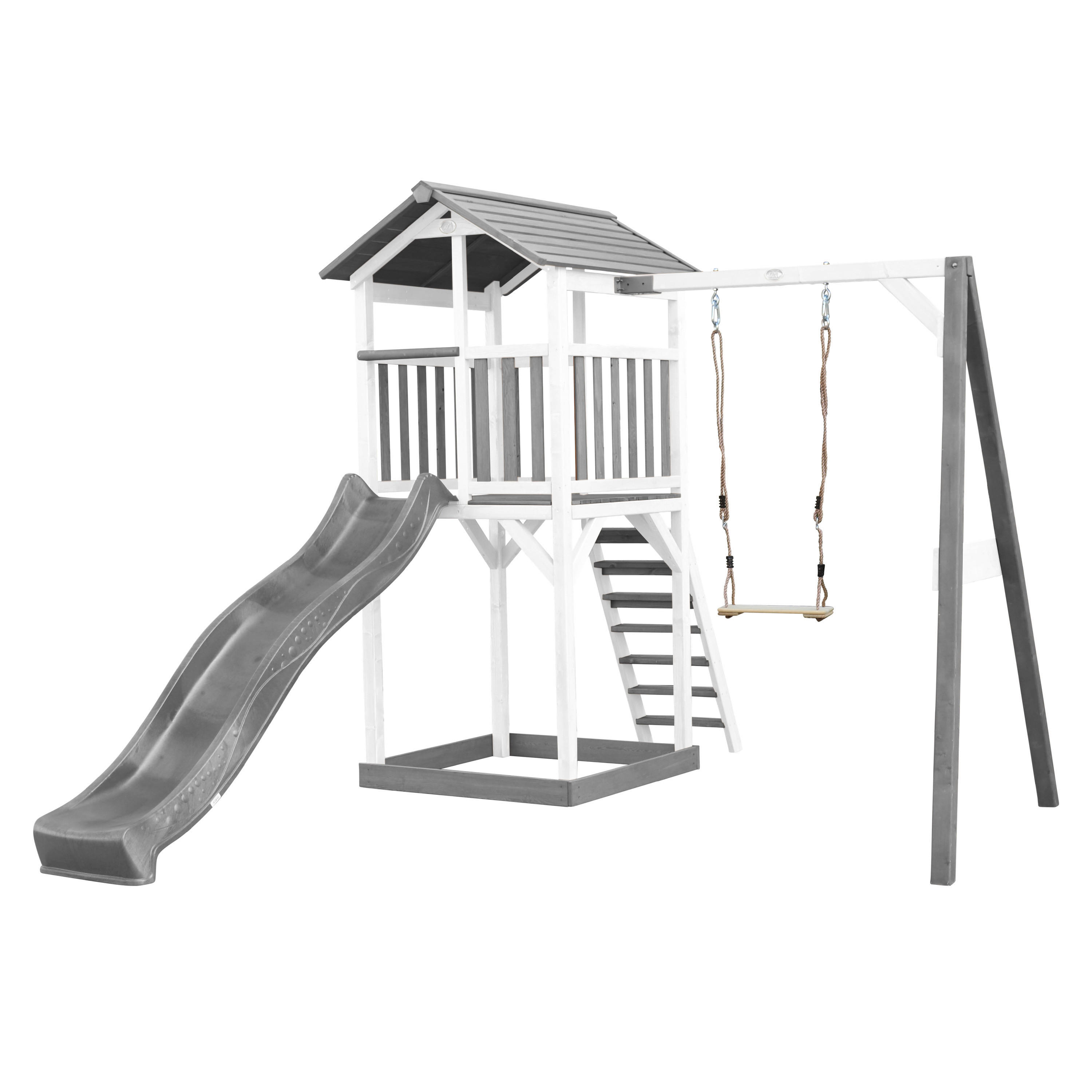 AXI Spielturm Beach Tower grau B/H/L: ca. 284x242x349 cm