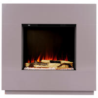 BHP Elektrischer-Kamin  ESKE BG00752-14 dunkelgrau MDF B/H/T: ca. 80x76x26 cm ca. 1500 W Elektrokamin BG00752-14 - dunkelgrau (80,00/76,00/26,00cm) - BHP