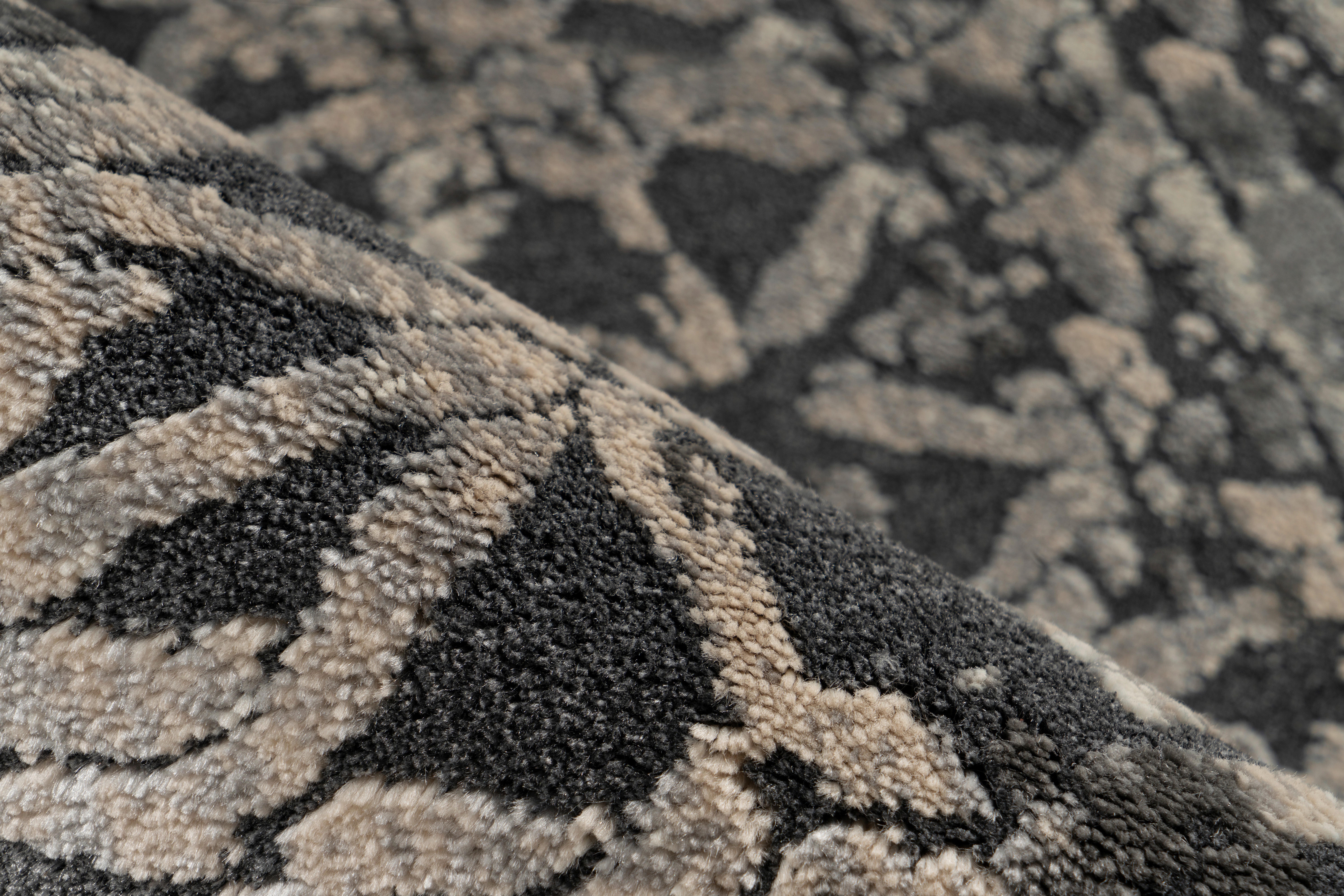 Thumbnail - Kayoom Kurzflorteppich Adela 325 grau B/H/L: ca. 80x1,3x150 cm