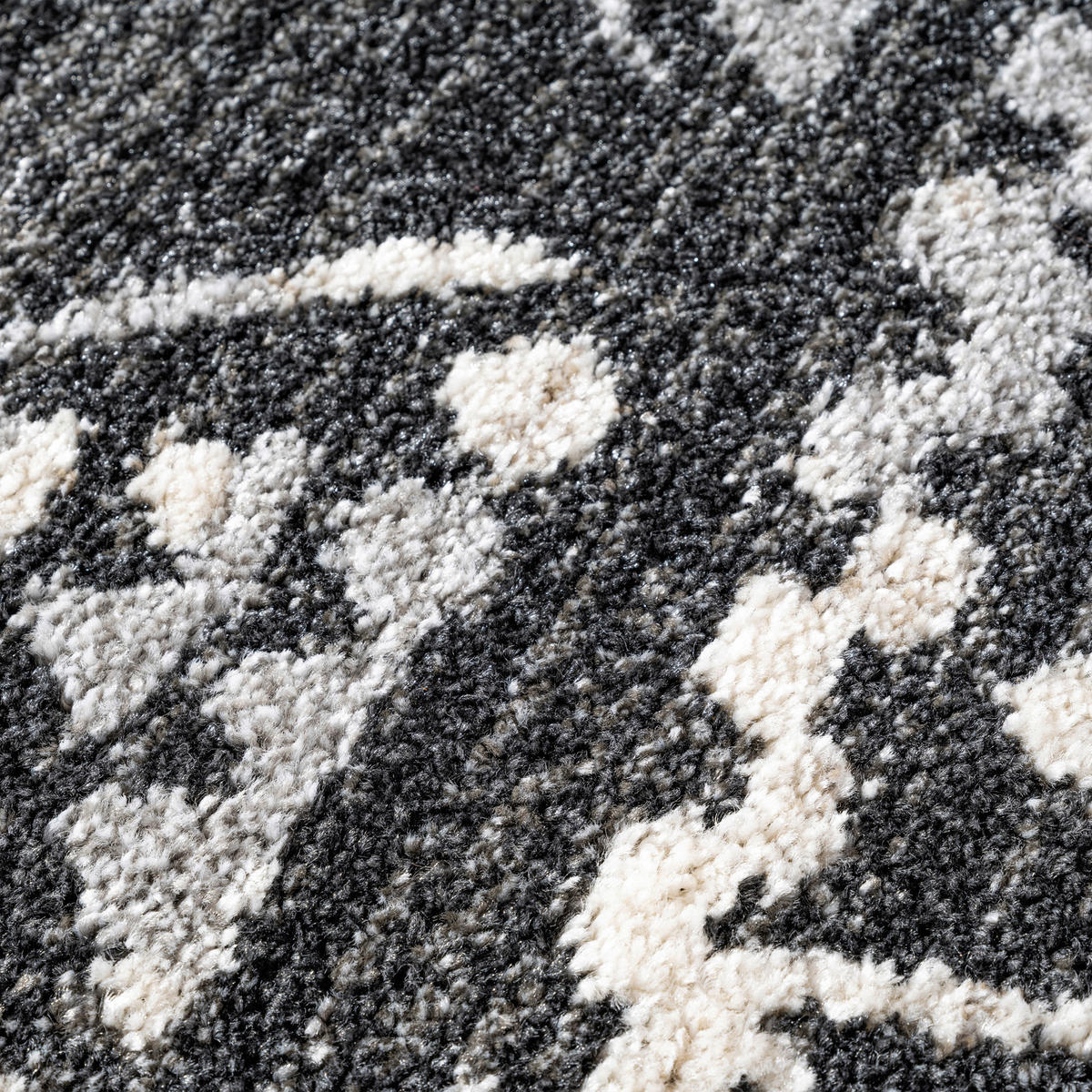 Sanat Teppich schwarz B/L: ca. 120x120 cm Teppich_Boho_8200_120x120 - schwarz (120,00/120,00cm) - Sanat