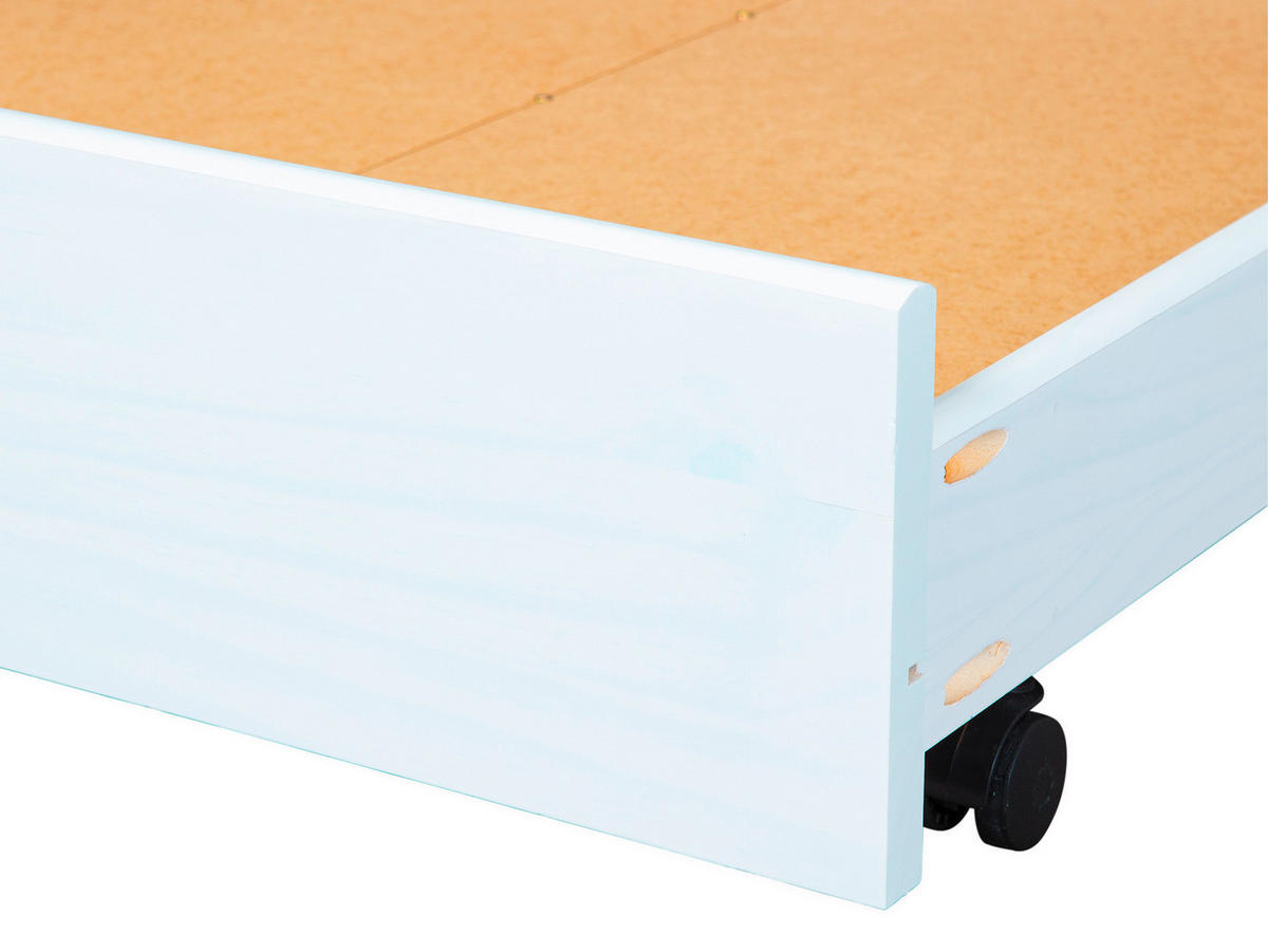 Funktionsbettkasten Umea weiß Umea - weiß (94,00/22,00/199,00cm)