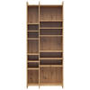 Regal Samy Eiche Artisan Nachbildung B/H/T: ca. 80x191x32 cm Samy - Eiche (80,00/191,00/32,00cm)