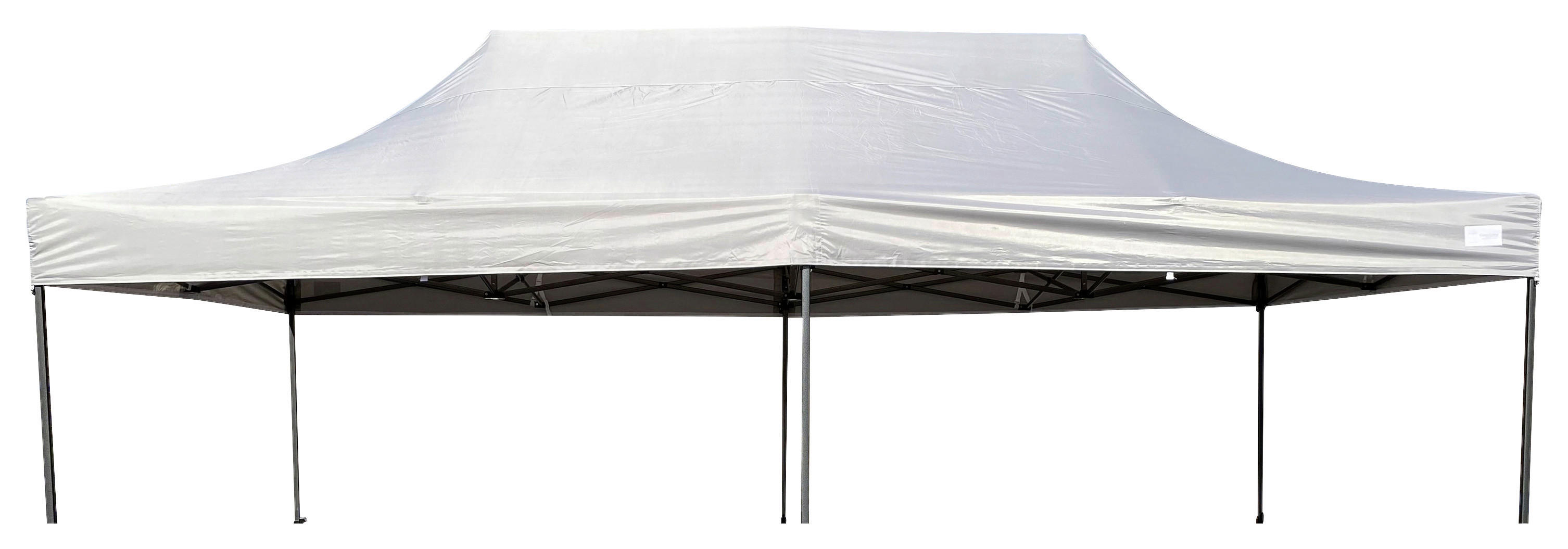 Grasekamp Ersatzdach Faltpavillon Modena Premium Line grau Polyester-Mischgewebe B/H/L: ca. 290x200x570 cm Modena Premium Line - grau (570,00/290,00/200,00cm) - Grasekamp