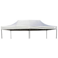 Grasekamp Ersatzdach Faltpavillon Modena Premium Line grau Polyester-Mischgewebe B/H/L: ca. 290x200x570 cm Modena Premium Line - grau (570,00/290,00/200,00cm) - Grasekamp