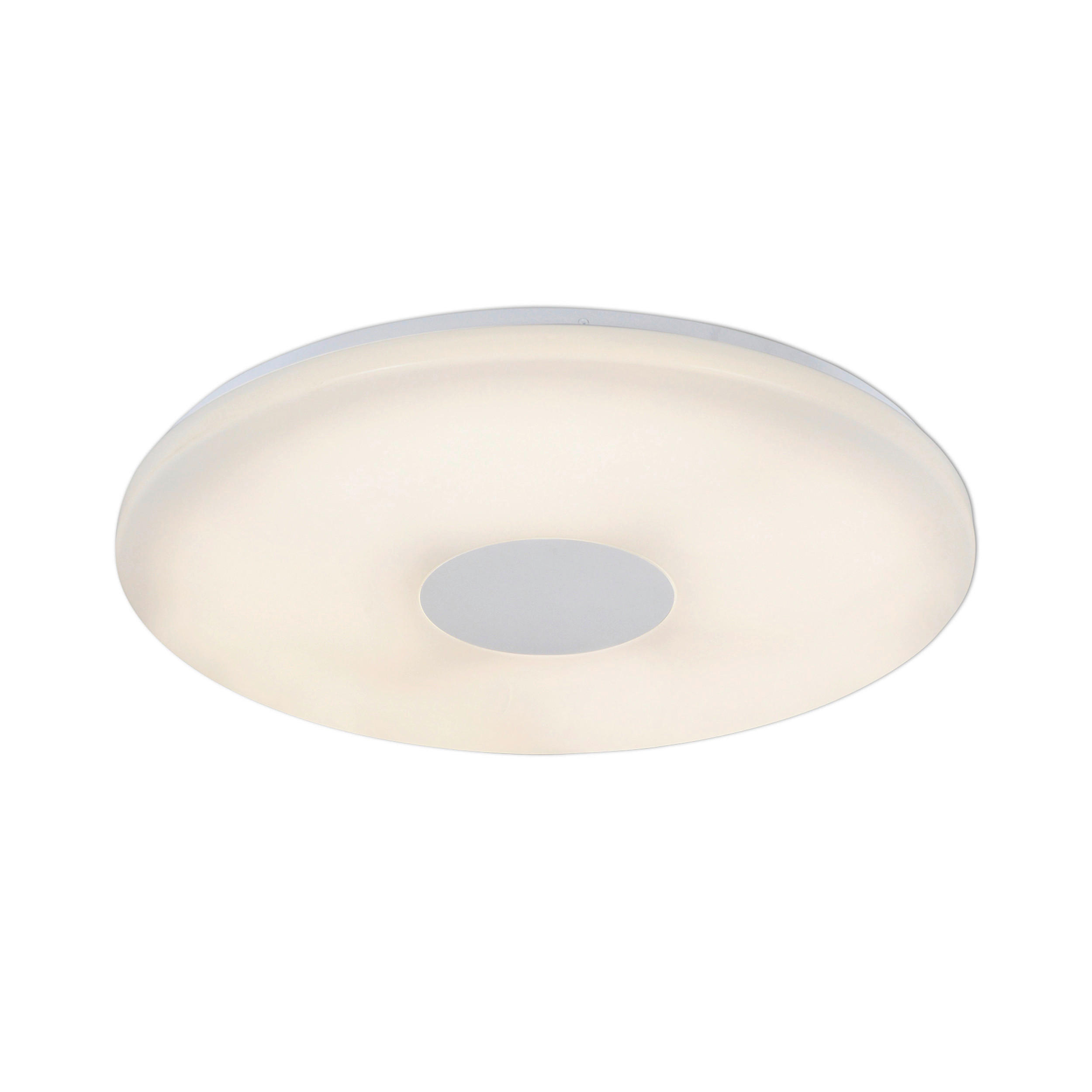 Näve Leuchten LED-Deckenleuchte weiß Kunststoff Metall B/H/T/D: ca. 60x6x60x60 cm PERTH - weiß (60,00/6,00/60,00cm) - Näve Leuchten