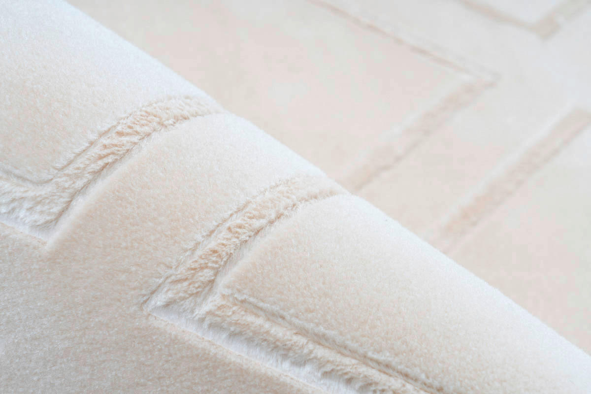 360Living Teppich Monroe creme B/L: ca. 80x300 cm Monroe - creme (80,00/300,00cm) - 360Living