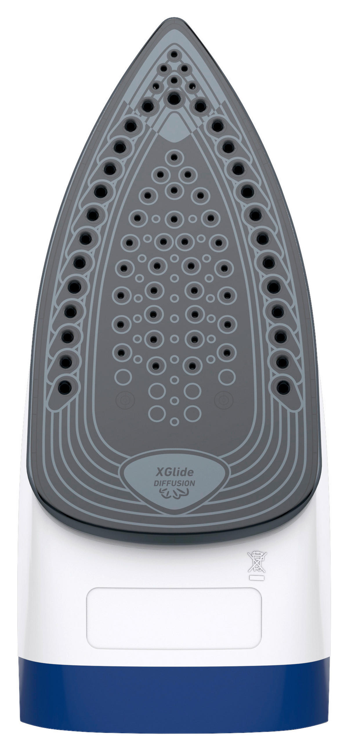 Tefal Dampfbügelautomat Express Steam FV2838 blau weiß Dampfbügelautomat_Tefal FV2838 - blau/weiß (270ml) - Tefal