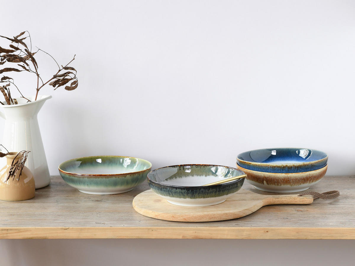 CreaTable Müslischalenset Cascade Bowls Mix Poke bunt Steinzeug Cascade Bowls Mix Poke - bunt - CreaTable