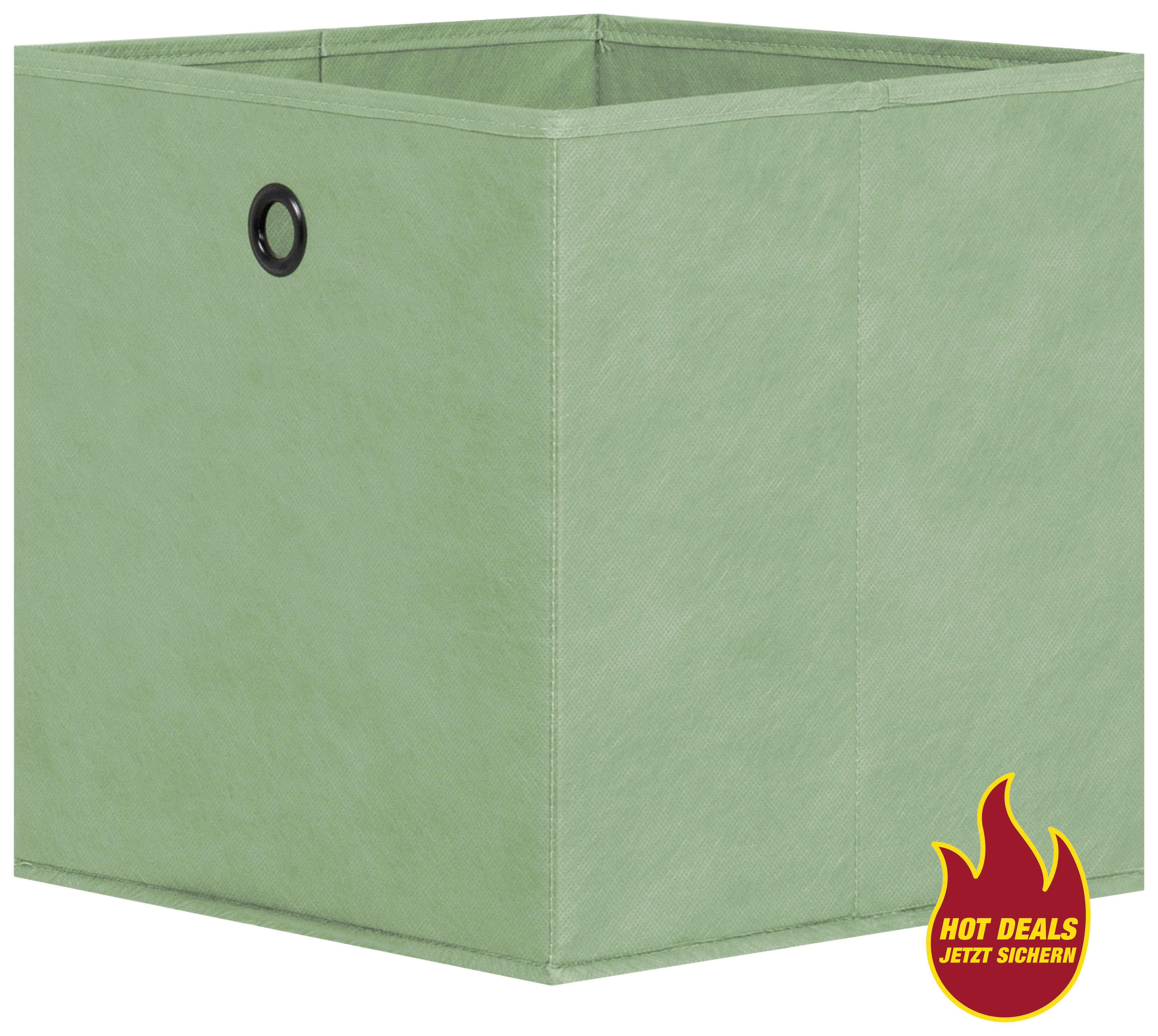 Stoffbox salbei B/H/T: ca. 32x32x32 cm Stoffbox_1 3757 - salbei (32,00/32,00/32,00cm)