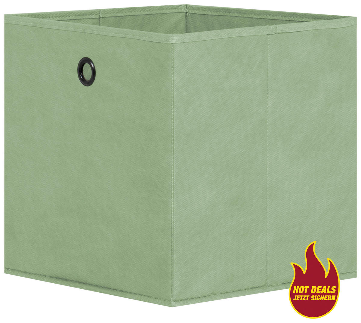 Stoffbox salbei B/H/T: ca. 32x32x32 cm Stoffbox_1 3757 - salbei (32,00/32,00/32,00cm)