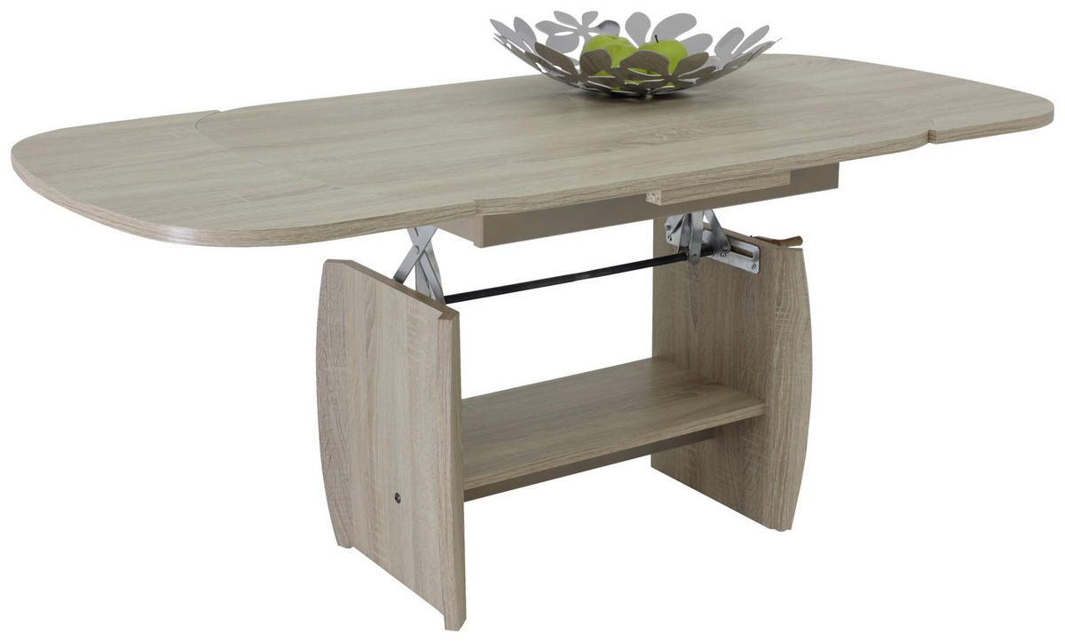 Couchtisch MICHAEL III Eiche Sonoma Nachbildung B/H/T: ca. 90x52x68 cm MICHAEL III - Eiche (90,00/52,00/68,00cm) - Hela