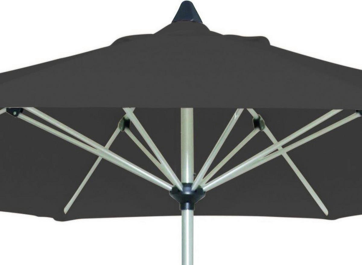 Acamp Sonnenschirm Acapole anthrazit Aluminium D: ca. 270 cm Acapole - anthrazit (270,00cm) - Acamp