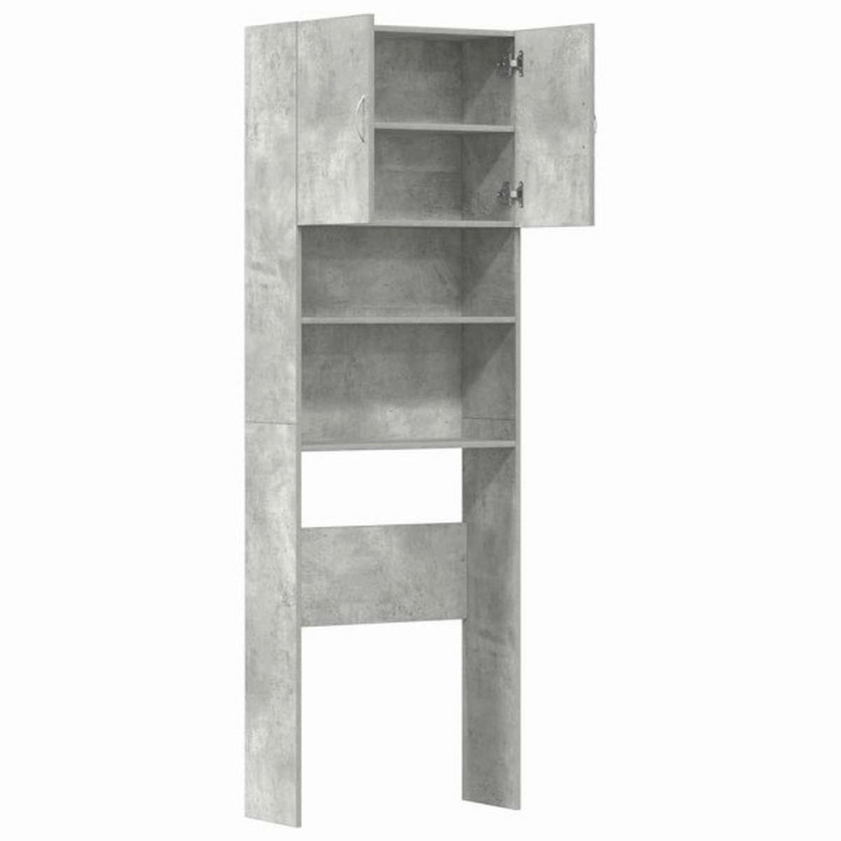 Waschmaschinenschrank Beton Waschmaschinenschrank - Beton - vidaXL