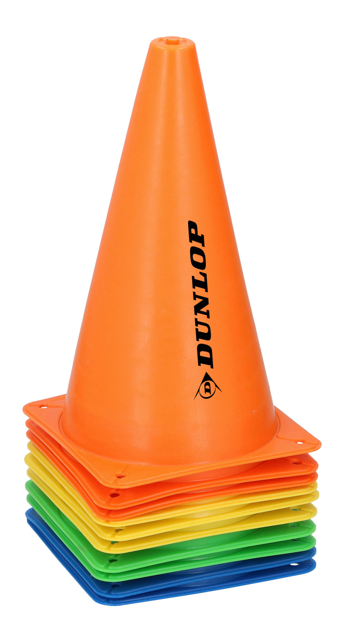Dunlop Pylonen orange B/H/L: ca. 14x24x14 cm Pylonen_10Stck. - orange (14,00/14,00/24,00cm) - Dunlop