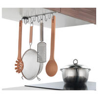Metaltex Multihalterung silber Metall B/H/L: ca. 6x6x25 cm Multihalterung_My-Hooks - silber (25,00/6,00/6,00cm) - Metaltex