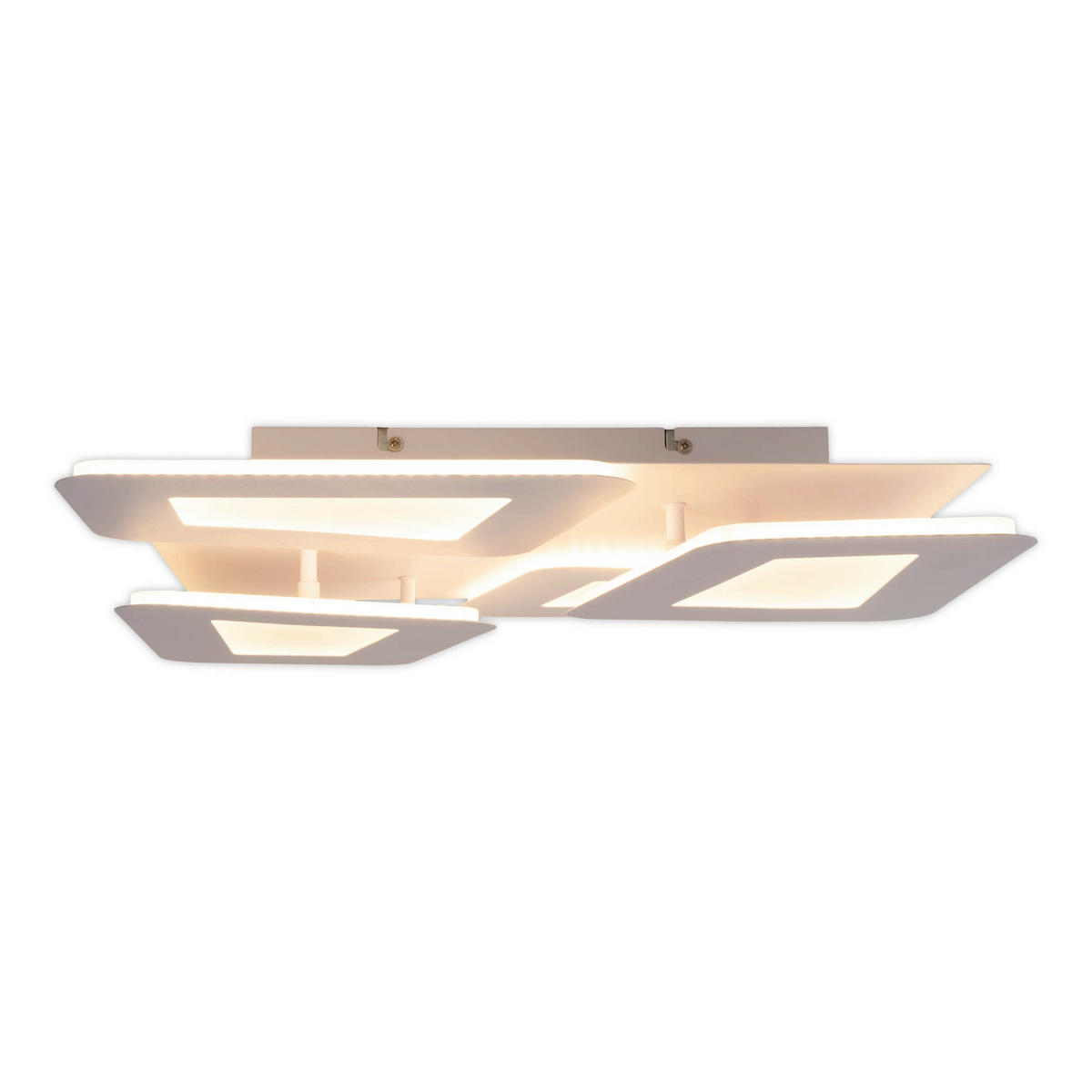 Näve Leuchten LED-Deckenleuchte weiß Metall Kunststoff B/H/T: ca. 48x8x48 cm SIMEN - weiß (48,00/8,00/48,00cm) - Näve Leuchten