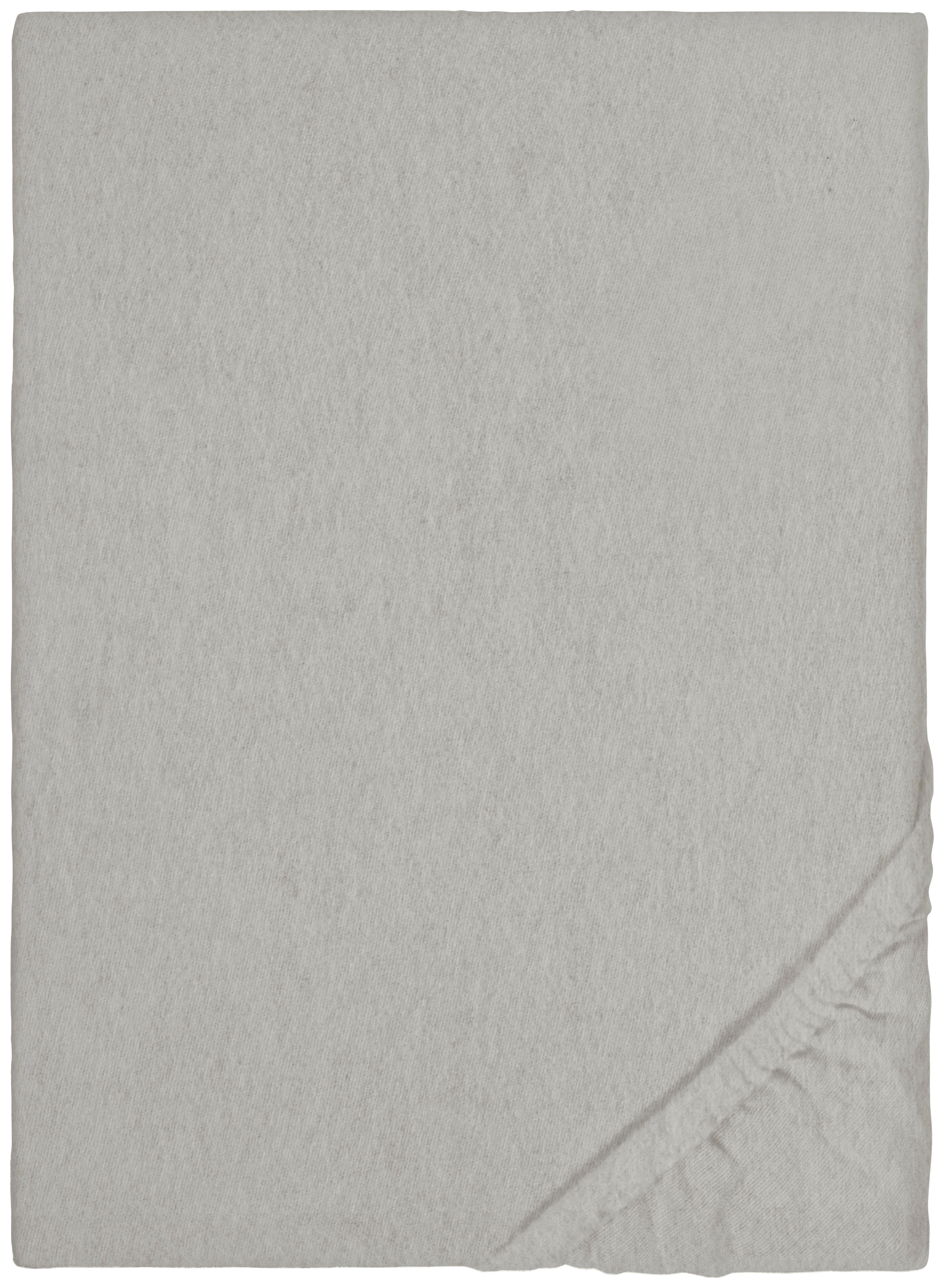 Spannbetttuch Flanell Spannbetttuch_Flanell 140-160x200 - grau (140,00/200,00cm)