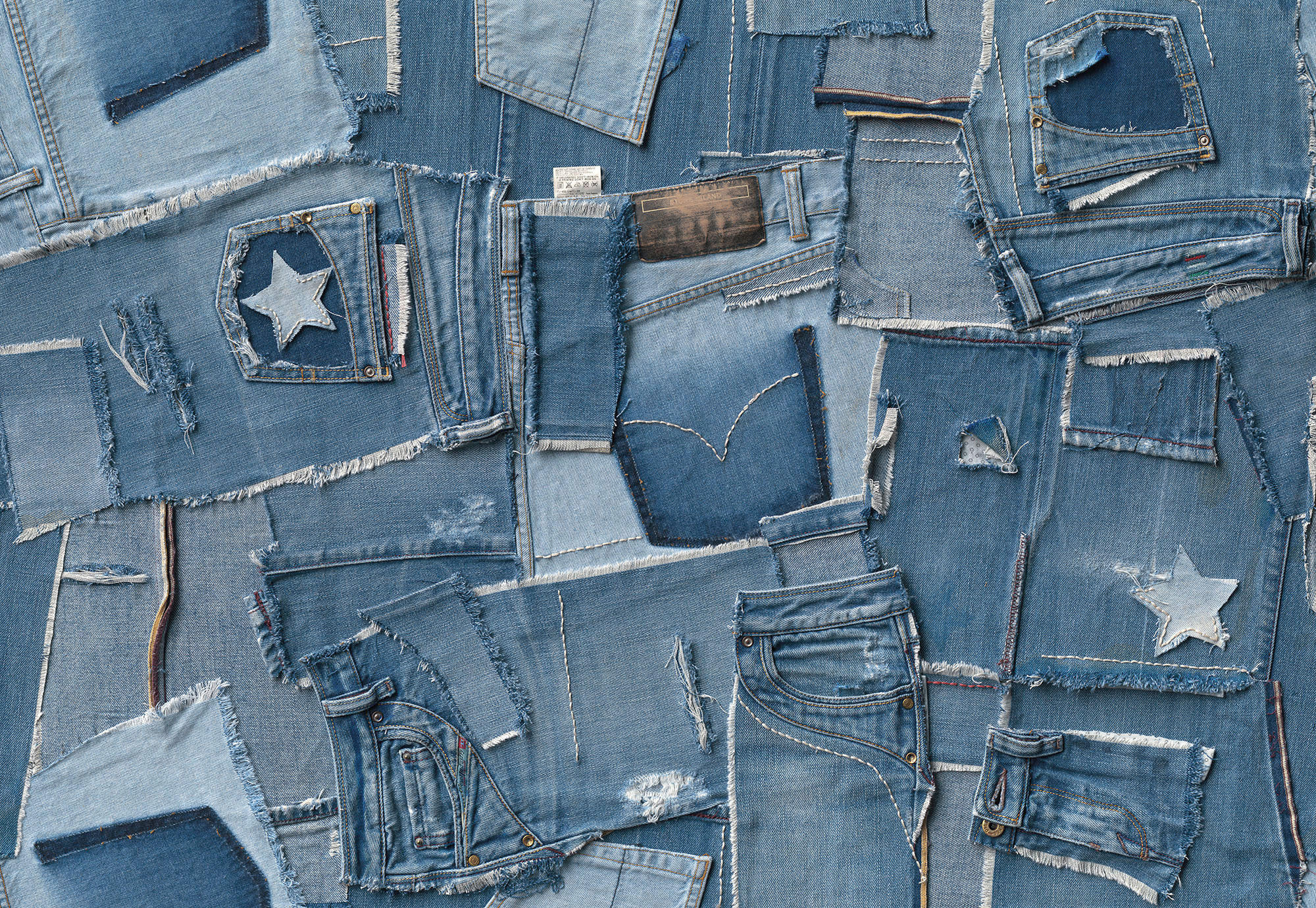 Komar Fototapete Jeans B/L: ca. 368x254 cm Jeans - (368,00/254,00cm) - Komar
