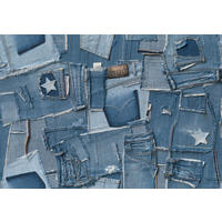 Komar Fototapete Jeans B/L: ca. 368x254 cm Jeans - (368,00/254,00cm) - Komar