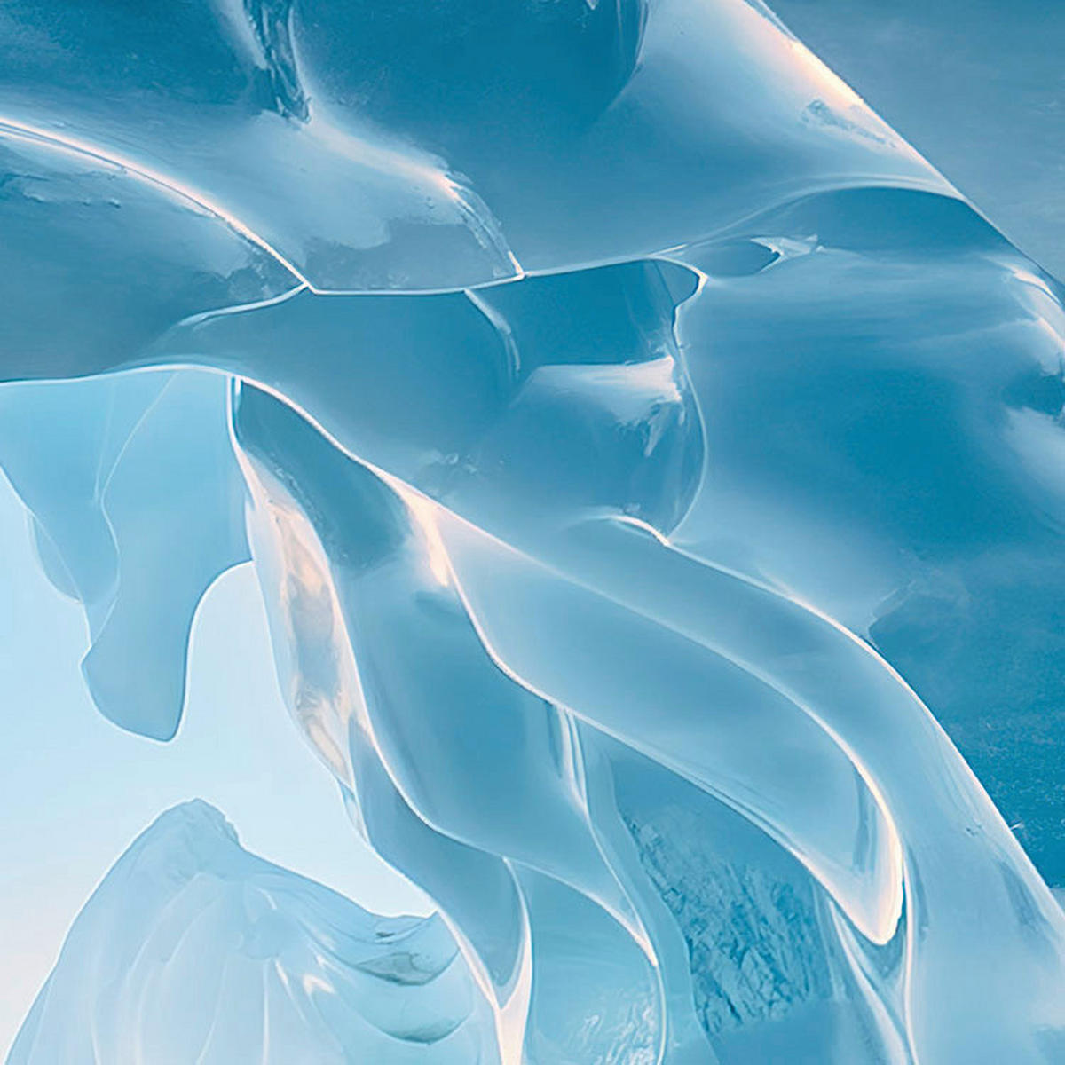 Komar Fototapete The Eye of the Glacier B/L: ca. 450x280 cm The Eye of the Glacier - (450,00/280,00cm) - Komar