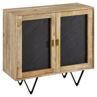 Sideboard braun B/H/T: ca. 80x75x35 cm Sideboard - braun (80,00/75,00/35,00cm) - Wohnling