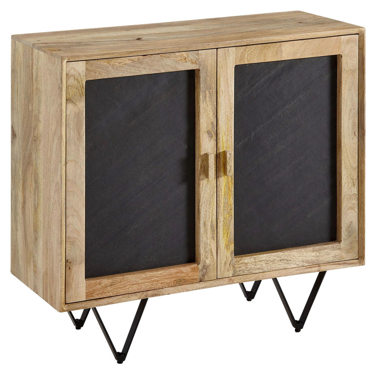 Sideboard braun B/H/T: ca. 80x75x35 cm Sideboard - braun (80,00/75,00/35,00cm) - Wohnling