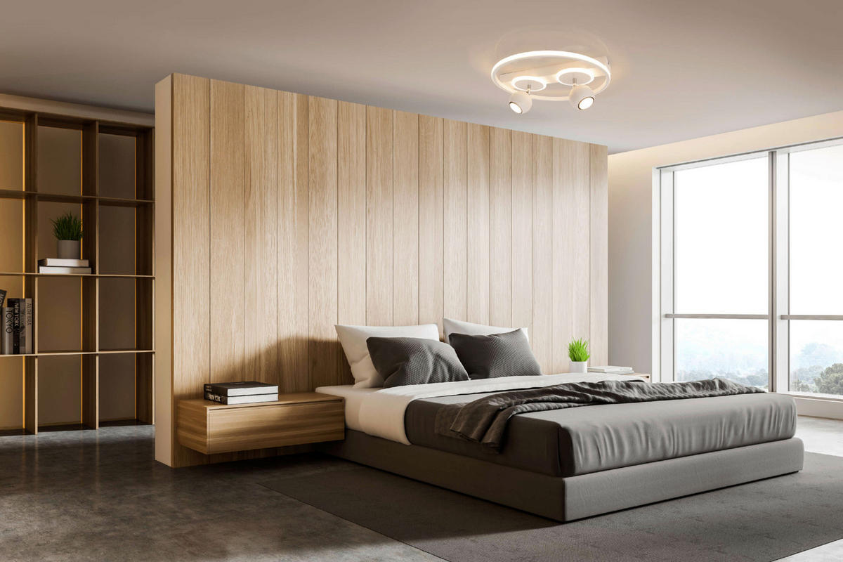 Näve Leuchten Deckenleuchte 1382823 weiß Metall Kunststoff B/H/T: ca. 40x15,5x40 cm GU10 2 Brennstellen Ronda - weiß (40,00/15,50/40,00cm) - Näve Leuchten