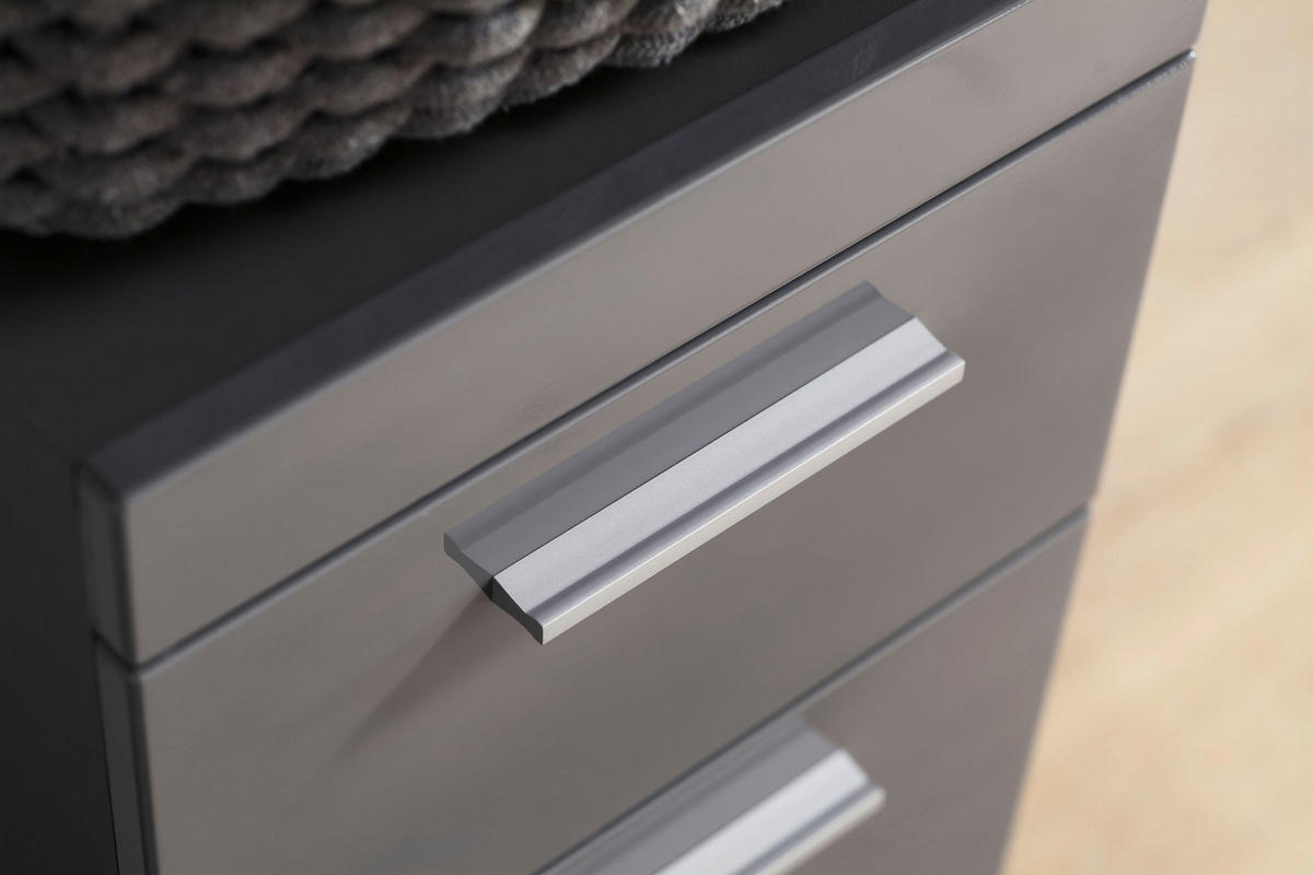 Badkommode Amanda B/H/T: ca. 37x79x31 cm Amanda - grau (37,00/79,00/31,00cm)