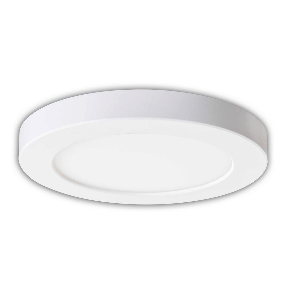 Näve Leuchten LED-Deckenleuchte weiß Metall Kunststoff B/H/T/D: ca. 17x1,9x17x17 cm BONUS - weiß (17,00/1,90/17,00cm) - Näve Leuchten